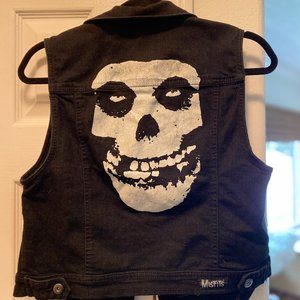 Black Misfits Denim Vest